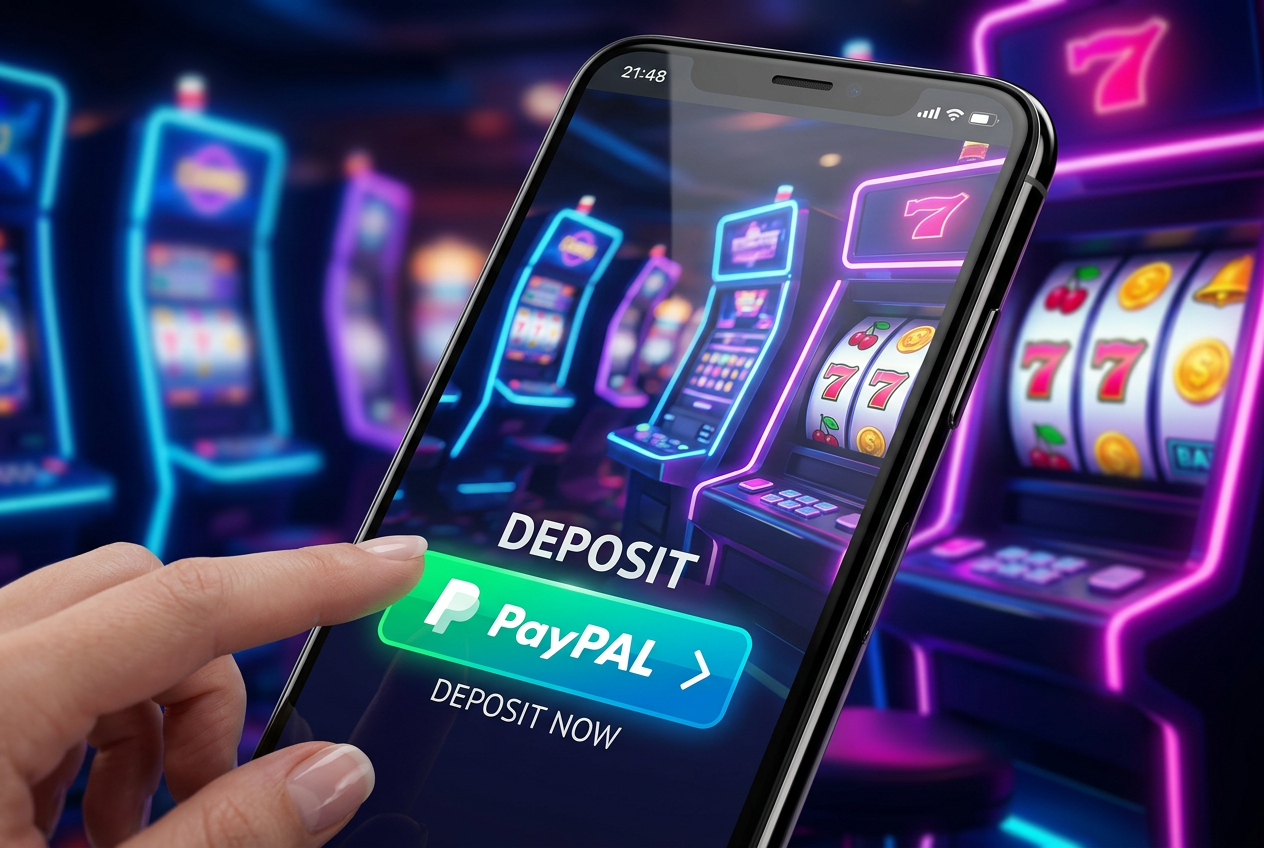 Mobilní aplikace kasina s aktivním platebním rozhraním PayPal